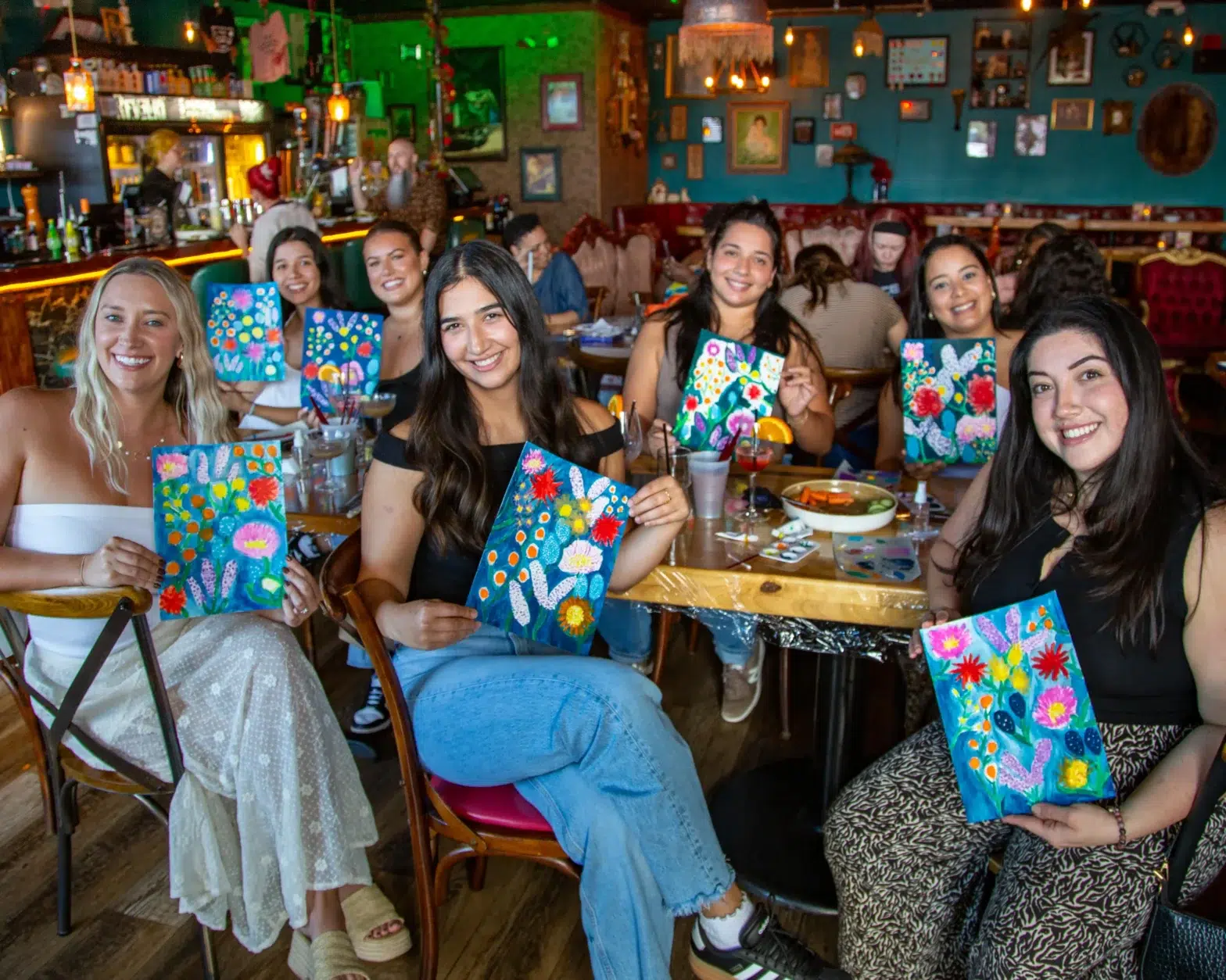 Featured image for post: Paint and Sip in Pompano Beach | Ink & Drink Sunday Social