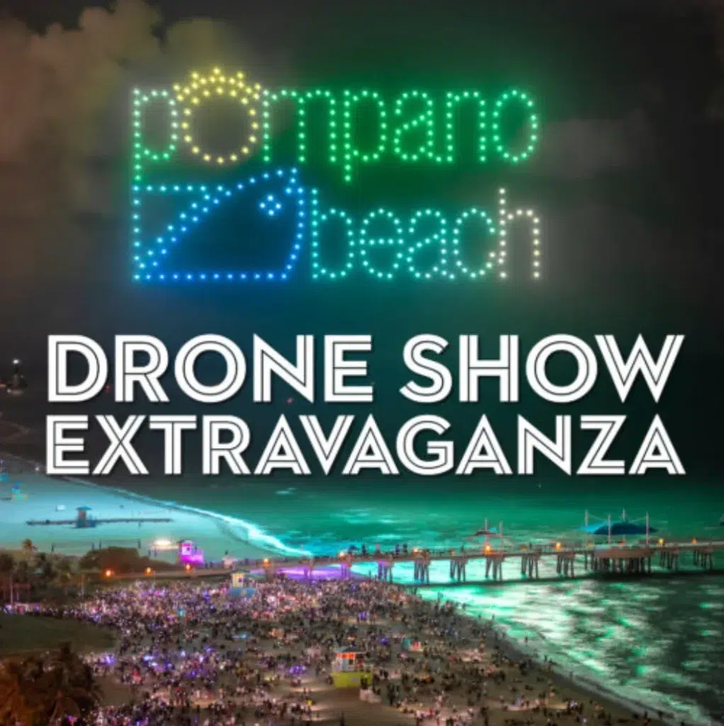 Near_Pompano_Pier_Restaurants_drone_Show_Revelry