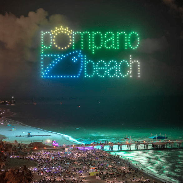 Featured image for post: Pompano Beach Drone Show on November 8th