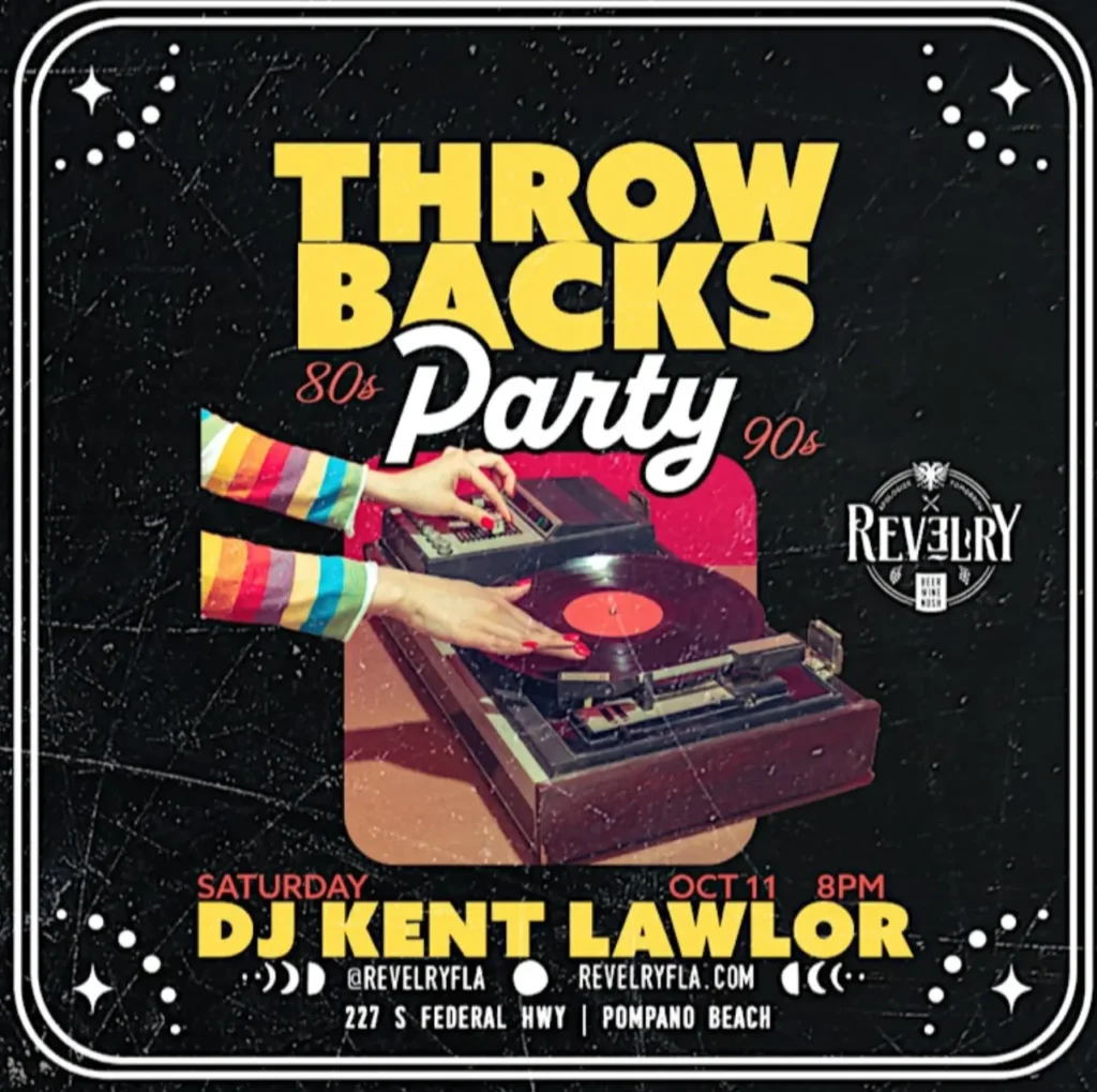 Throwbacks Night with DJ Kent Lawlor
