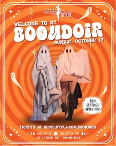 Welcome to my Booudoir Burlesque Show in Pompano Beach