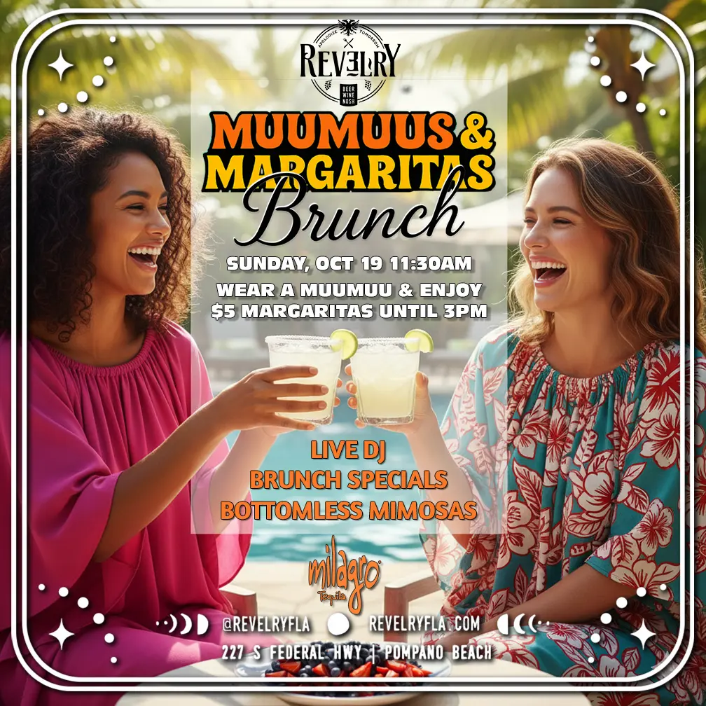 muumuus_and_margaritas brunch event at Revelry Pompano Beach