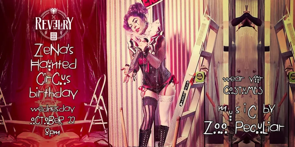 Halloween Events, Haunted Circus in Pompano Beach at Revelry