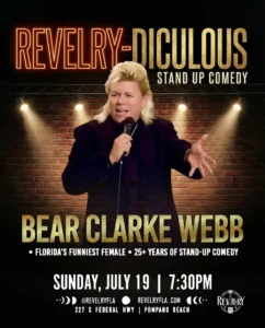 stand up comedy near fort lauderdale pompano events Bear Clarke Webb Comedy - revelryfla.com stand up comedy near fort lauderdale pompano events Bear Clarke Webb Comedy