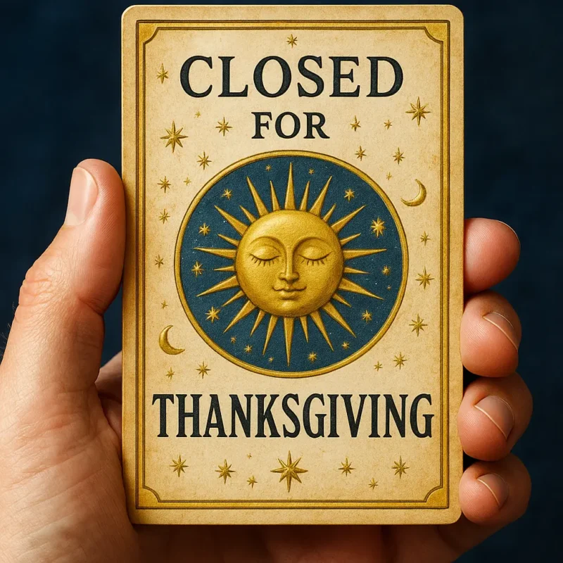Closed For Thanksgiving