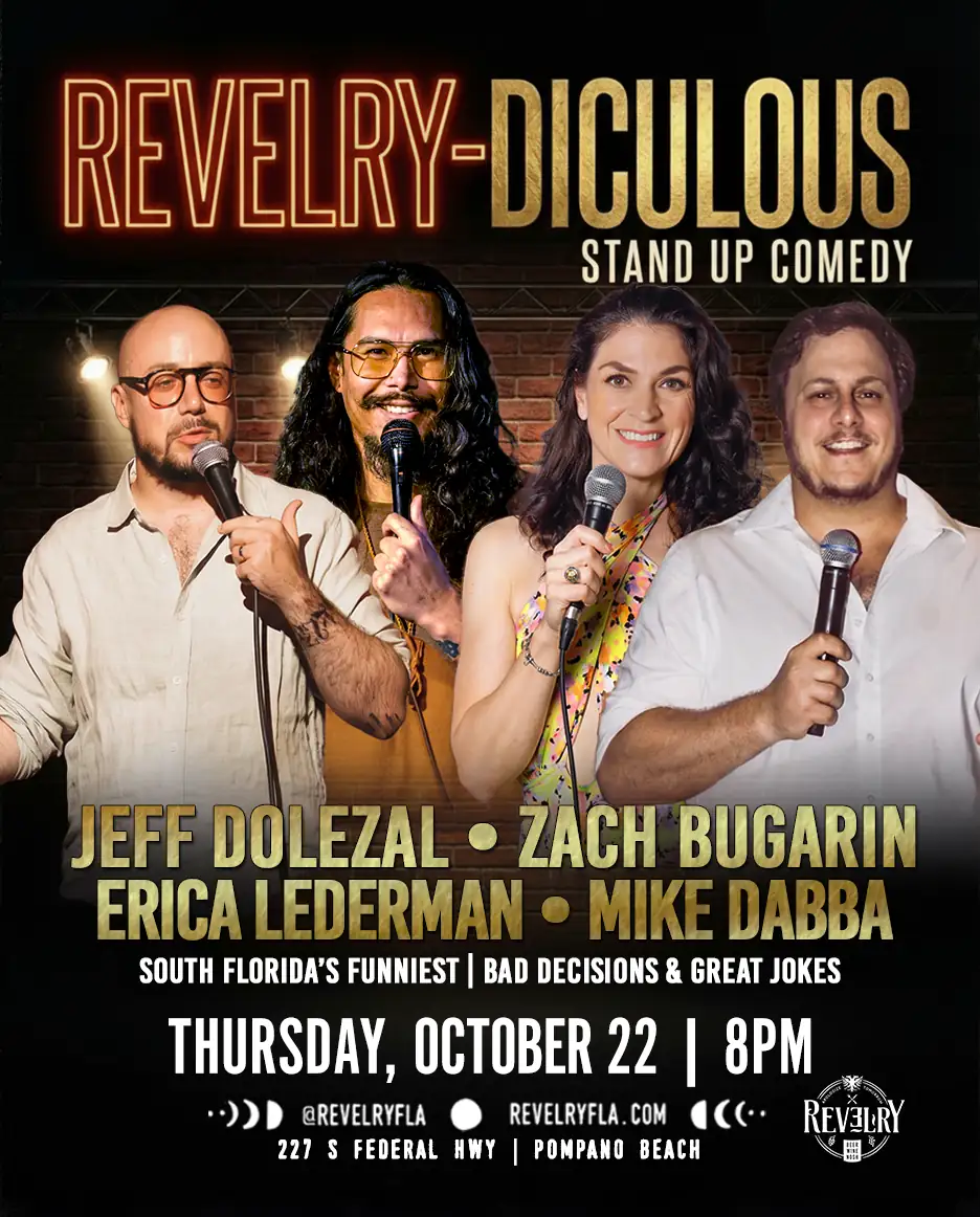 Comedy events near fort lauderdale at Revelry
