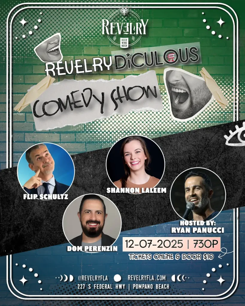 Events in Pompano Beach Comedy Show at revelry