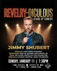 Jimmy Shubert stand up comedy near fort lauderdale