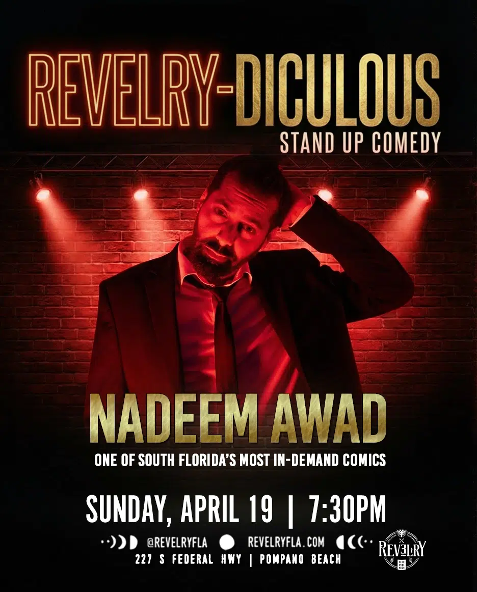 Stand Up Comedy in Fort Lauderdale at Revelry in Pompano Beach