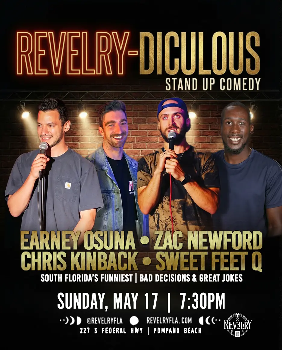 Stand up comedy at Revelry in Pompano Beach Events in Fort Lauderdale