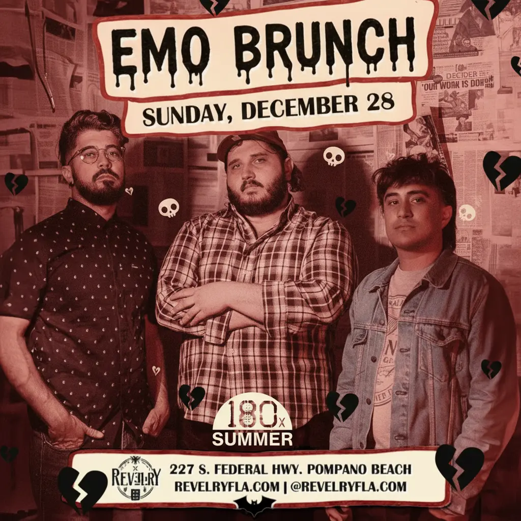 best brunch near fort lauderdale emo brunch at Revelry