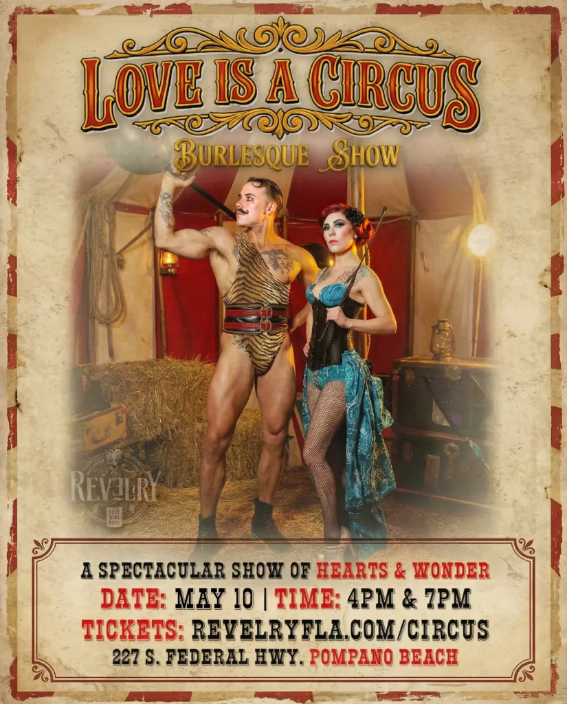 Love is a Circus at Revelry Variety Show and Event in Pompano Beach