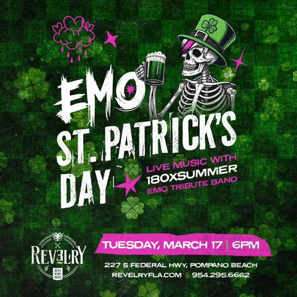 Revelry Emo St Patricks Day Social, Pompano Beach Events