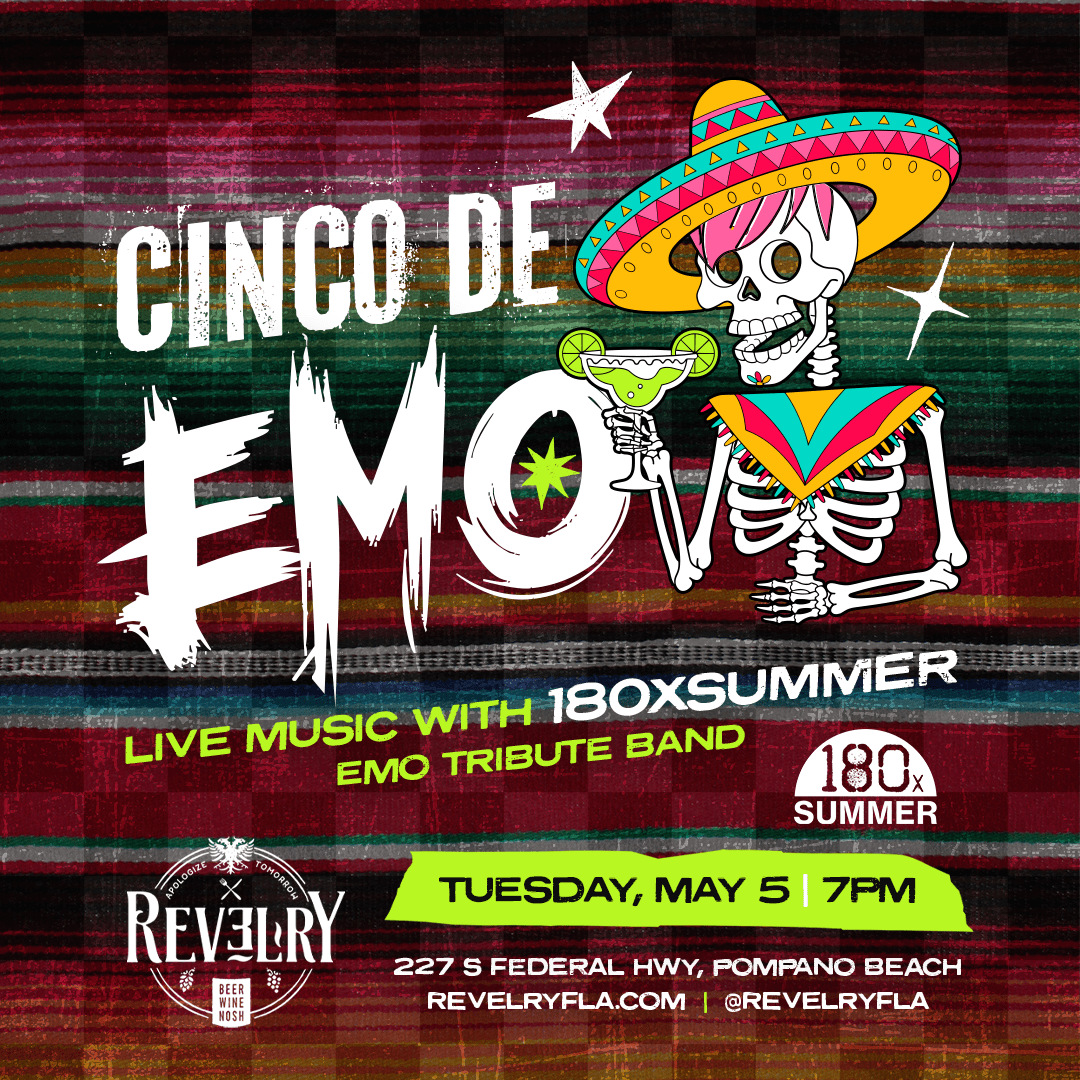 Featured image for post: Cinco de Mayo in Pompano Beach is Cinco De Emo