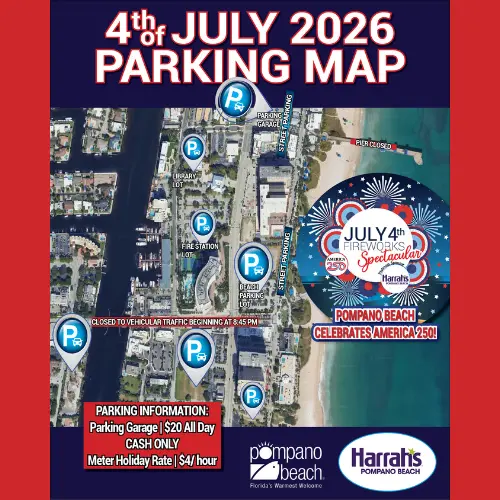 4th of july parking, July-4-2026-Pompano-Parking-Map