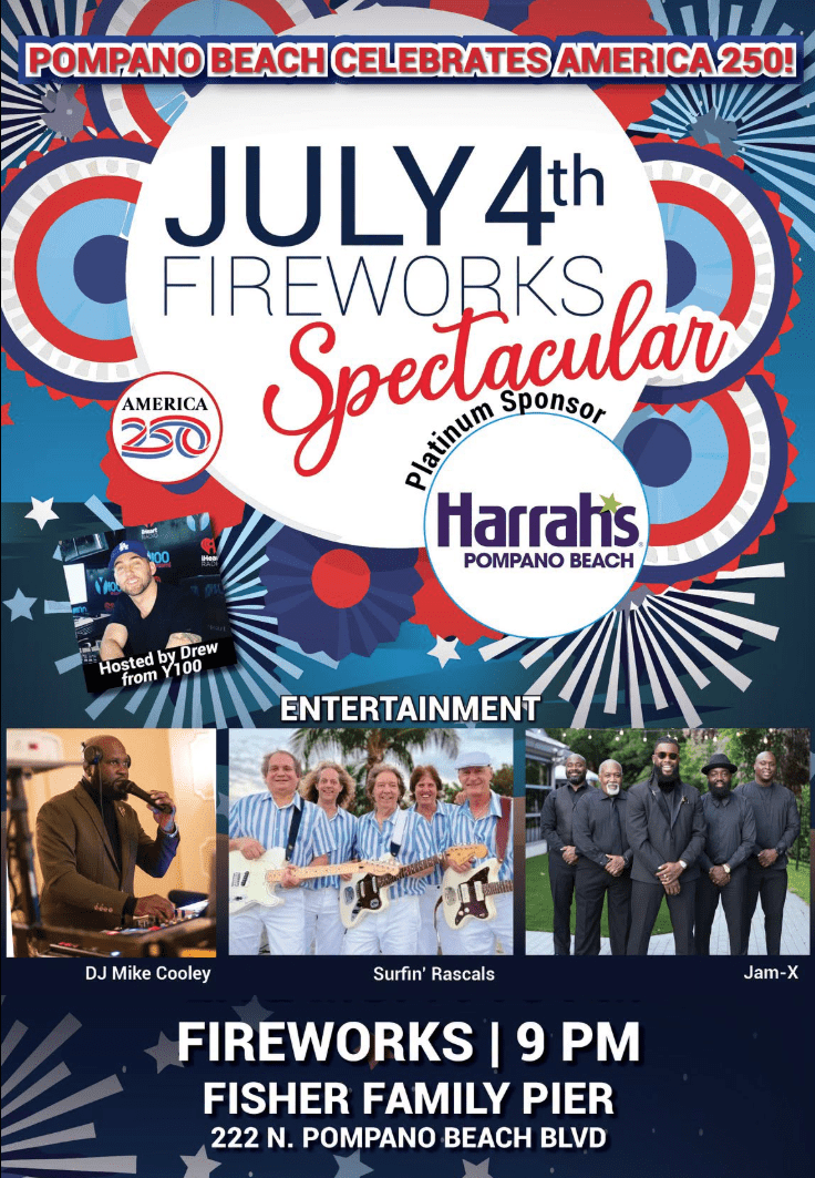 Featured image for post: 4th of July Events in Pompano Beach: Your Complete Guide