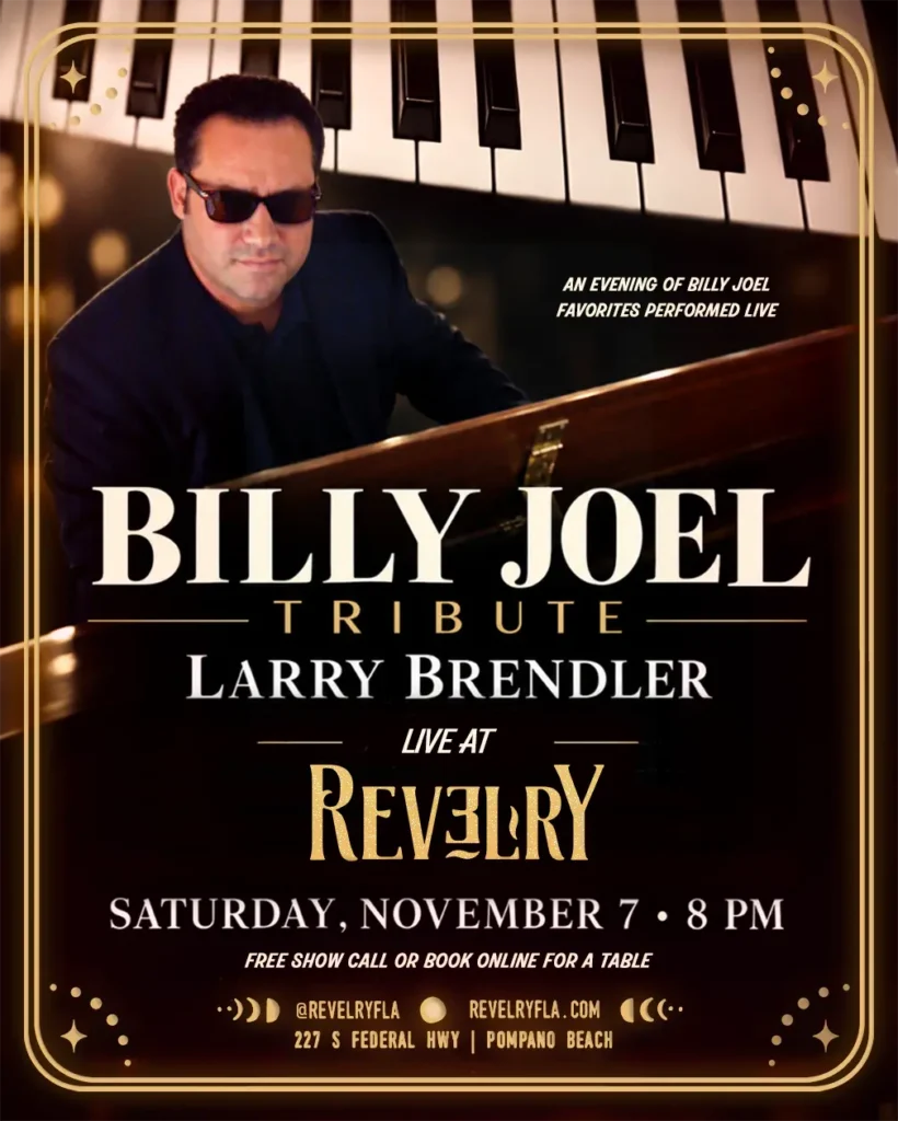 Billy Joel Tribute at Revelry in Pompano Beach